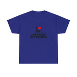 I Love My Labrador Retriever Unisex Heavy Cotton Tee