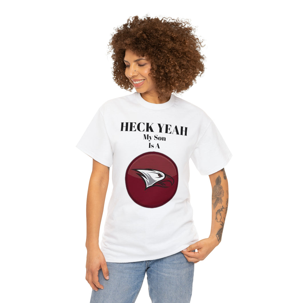 Heck Yeah My Son Is A NCCU Eagle Unisex Heavy Cotton Tee