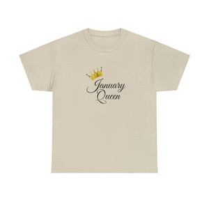 January Queen Unisex Heavy Cotton Tee