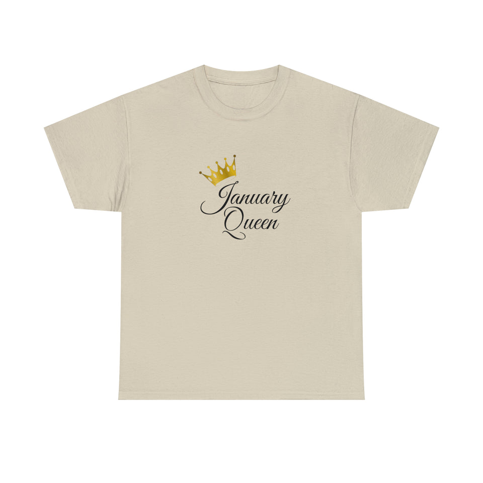 January Queen Unisex Heavy Cotton Tee