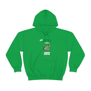 This Is What A UNCC Senior Looks Like Unisex Heavy Blend™ Hooded Sweatshirt