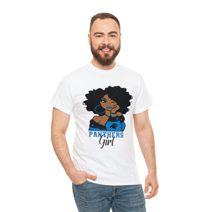 NFL Carolina Panthers Girl Unisex Heavy Cotton Tee