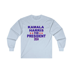Kamala Harris for President Unisex Ultra Cotton Long Sleeve Tee