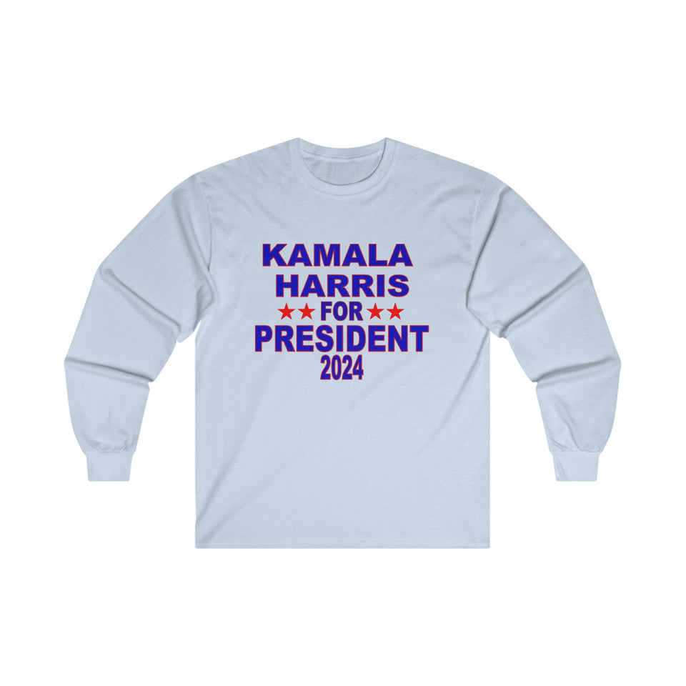 Kamala Harris for President Unisex Ultra Cotton Long Sleeve Tee