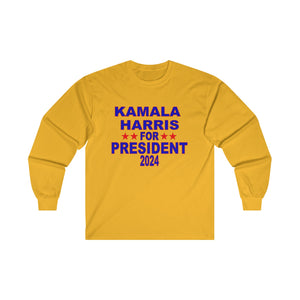 Kamala Harris for President Unisex Ultra Cotton Long Sleeve Tee
