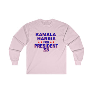Kamala Harris for President Unisex Ultra Cotton Long Sleeve Tee
