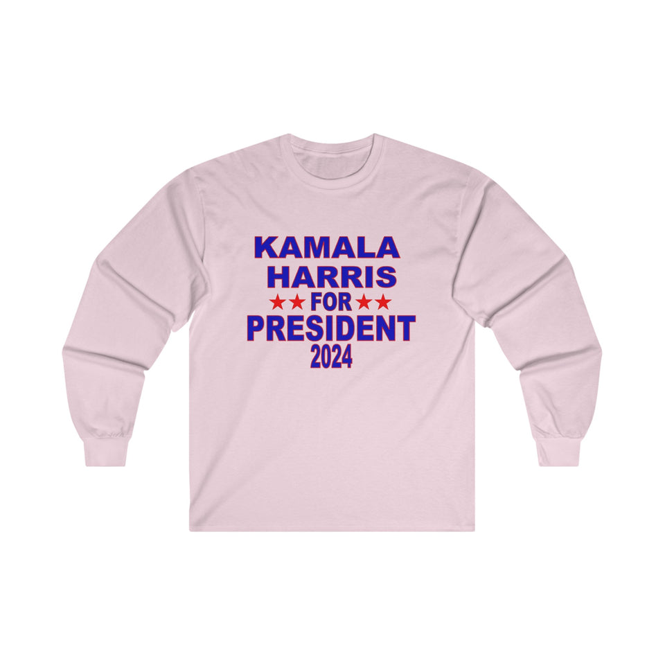 Kamala Harris for President Unisex Ultra Cotton Long Sleeve Tee