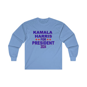 Kamala Harris for President Unisex Ultra Cotton Long Sleeve Tee