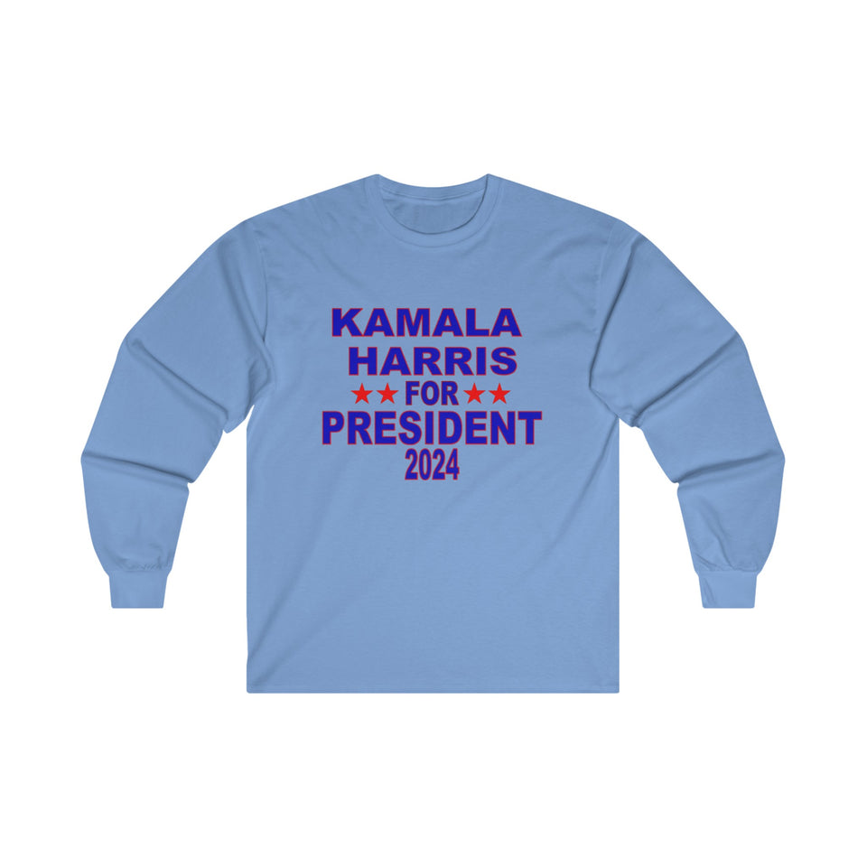 Kamala Harris for President Unisex Ultra Cotton Long Sleeve Tee