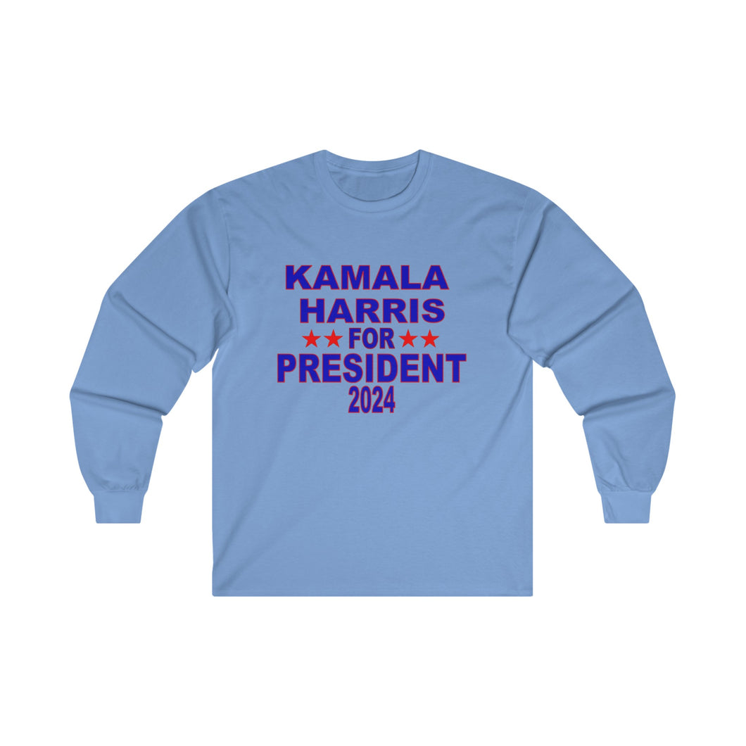 Kamala Harris for President Unisex Ultra Cotton Long Sleeve Tee
