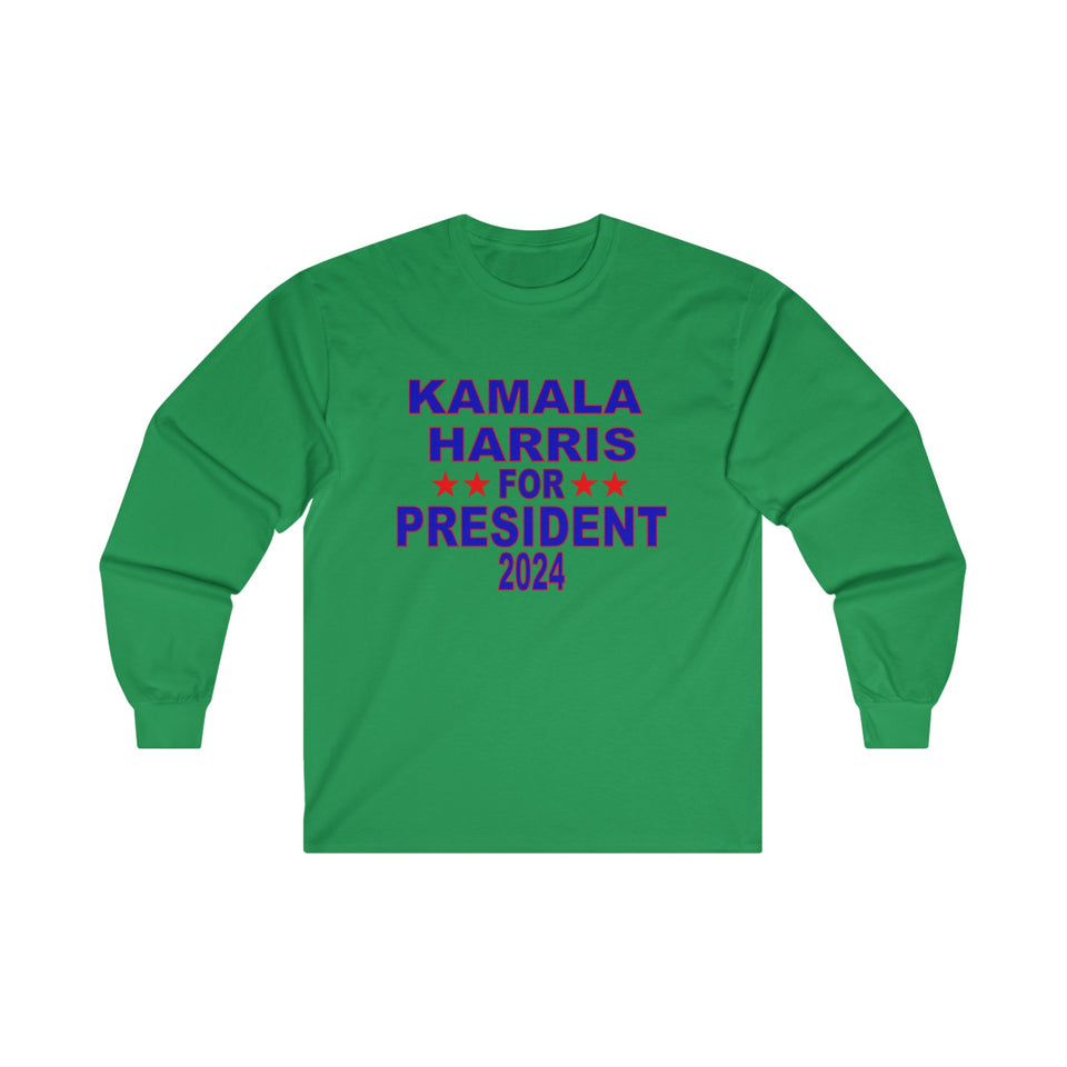 Kamala Harris for President Unisex Ultra Cotton Long Sleeve Tee