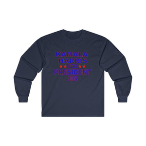 Kamala Harris for President Unisex Ultra Cotton Long Sleeve Tee