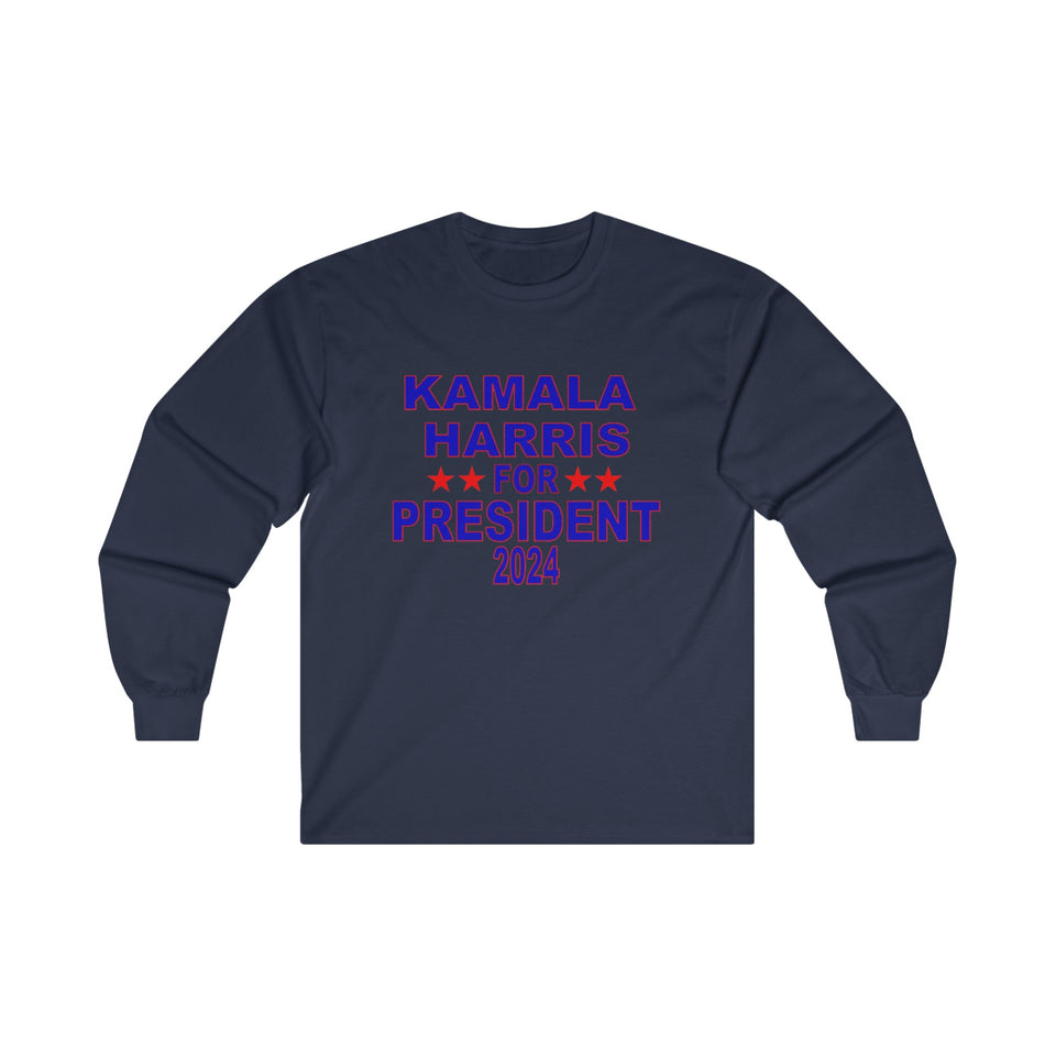 Kamala Harris for President Unisex Ultra Cotton Long Sleeve Tee