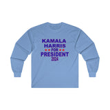 Kamala Harris for President Unisex Ultra Cotton Long Sleeve Tee