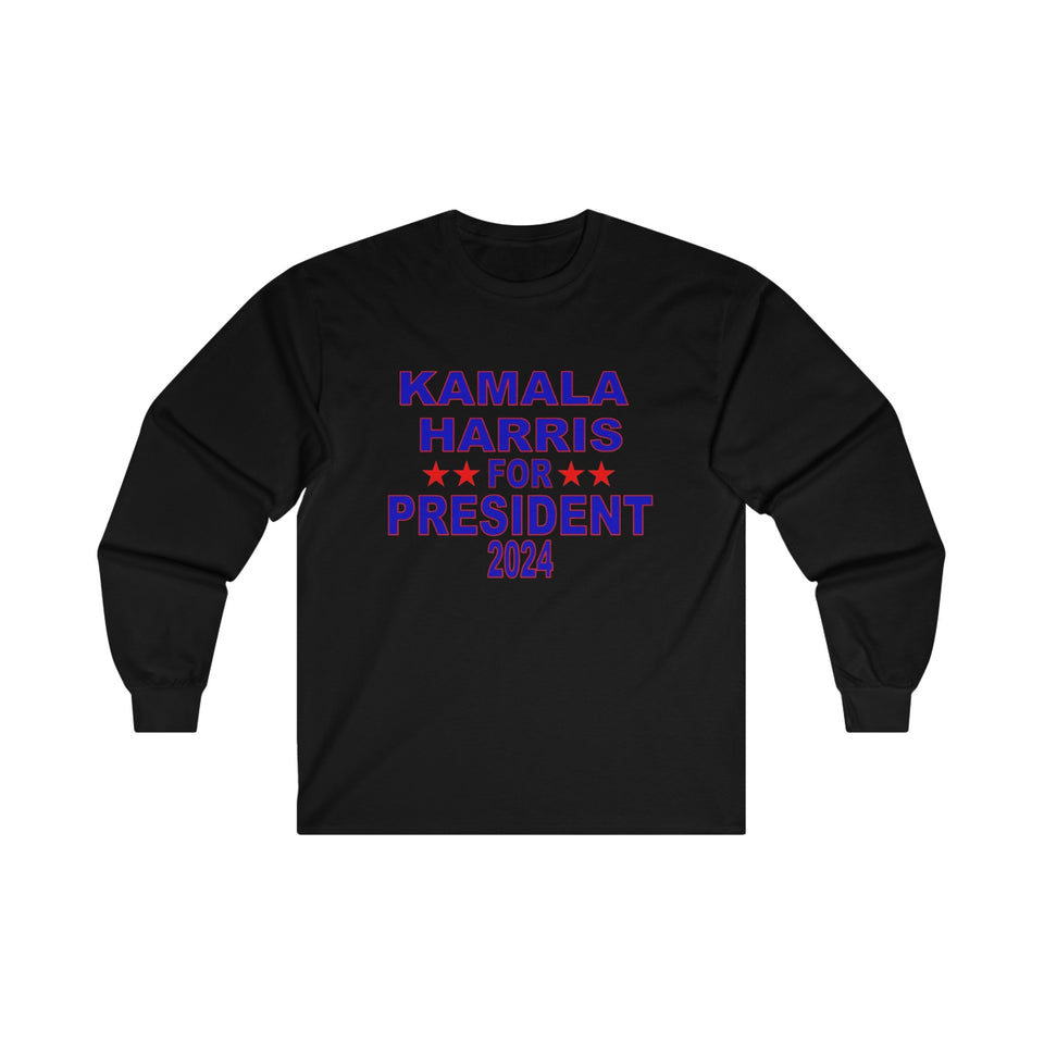 Kamala Harris for President Unisex Ultra Cotton Long Sleeve Tee