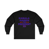 Kamala Harris for President Unisex Ultra Cotton Long Sleeve Tee