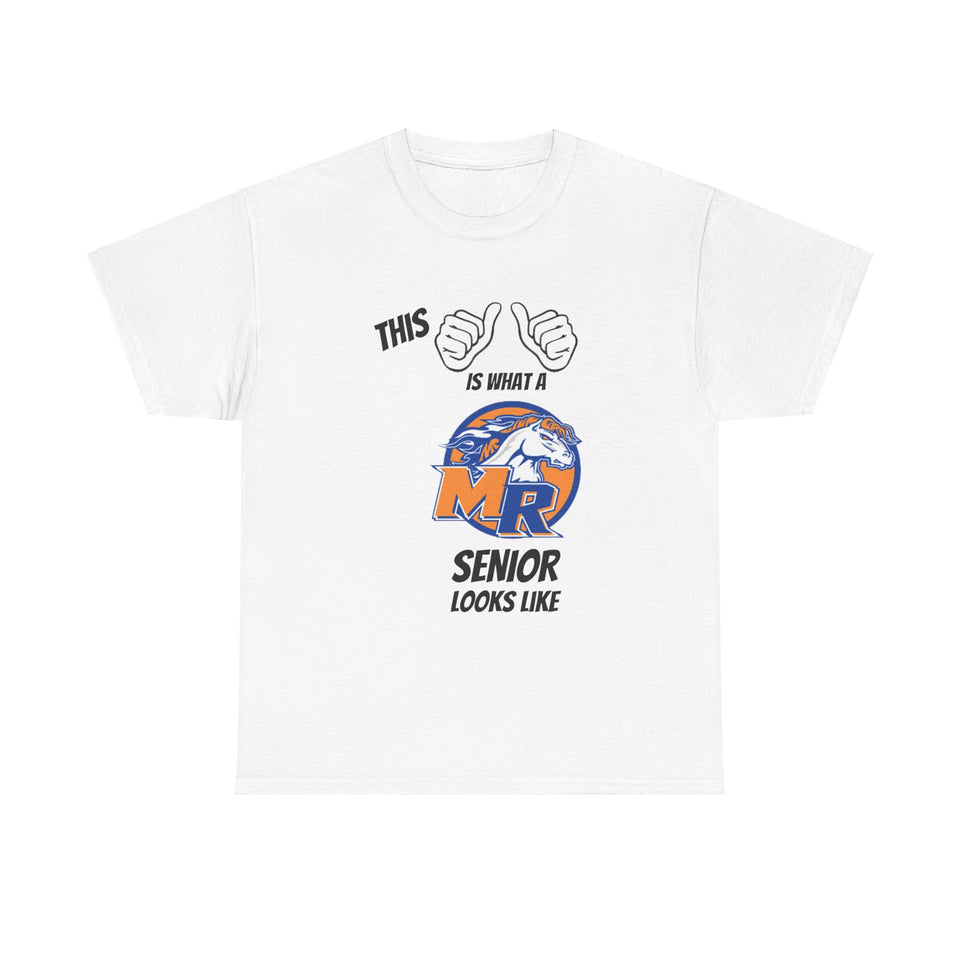 This Is What A Marvin Ridge High School Senior Looks Like Class Of 2025 Unisex Heavy Cotton Tee