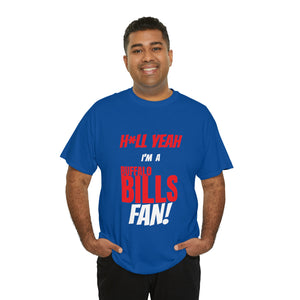 Buffalo Bills Football Unisex Heavy Cotton Tee