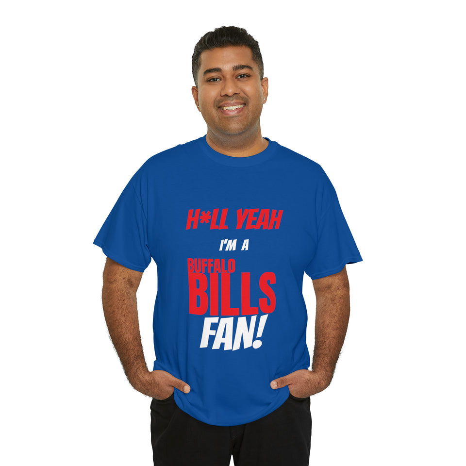 Buffalo Bills Football Unisex Heavy Cotton Tee
