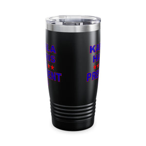 Kamala Harris for President Ringneck Tumbler, 20oz