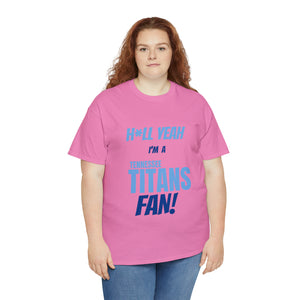 Tennessee Titans Football Unisex Heavy Cotton Tee