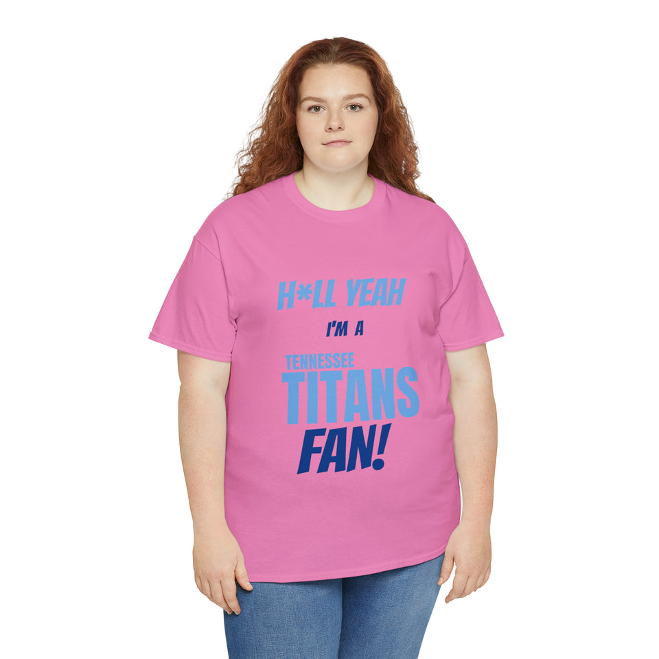 Tennessee Titans Football Unisex Heavy Cotton Tee