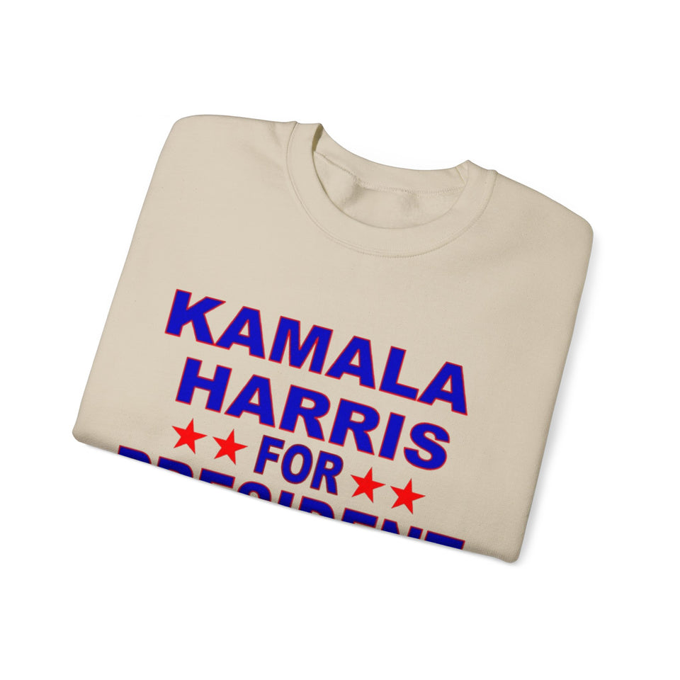 Kamala Harris for President Unisex Heavy Blend™ Crewneck Sweatshirt