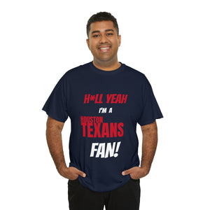 Houston Texans Football Unisex Heavy Cotton Tee