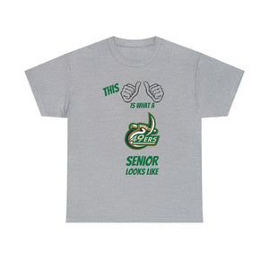 This Is What A UNCC Senior Looks Like Unisex Heavy Cotton Tee