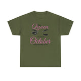This Queen Was Born In October Unisex Heavy Cotton Tee