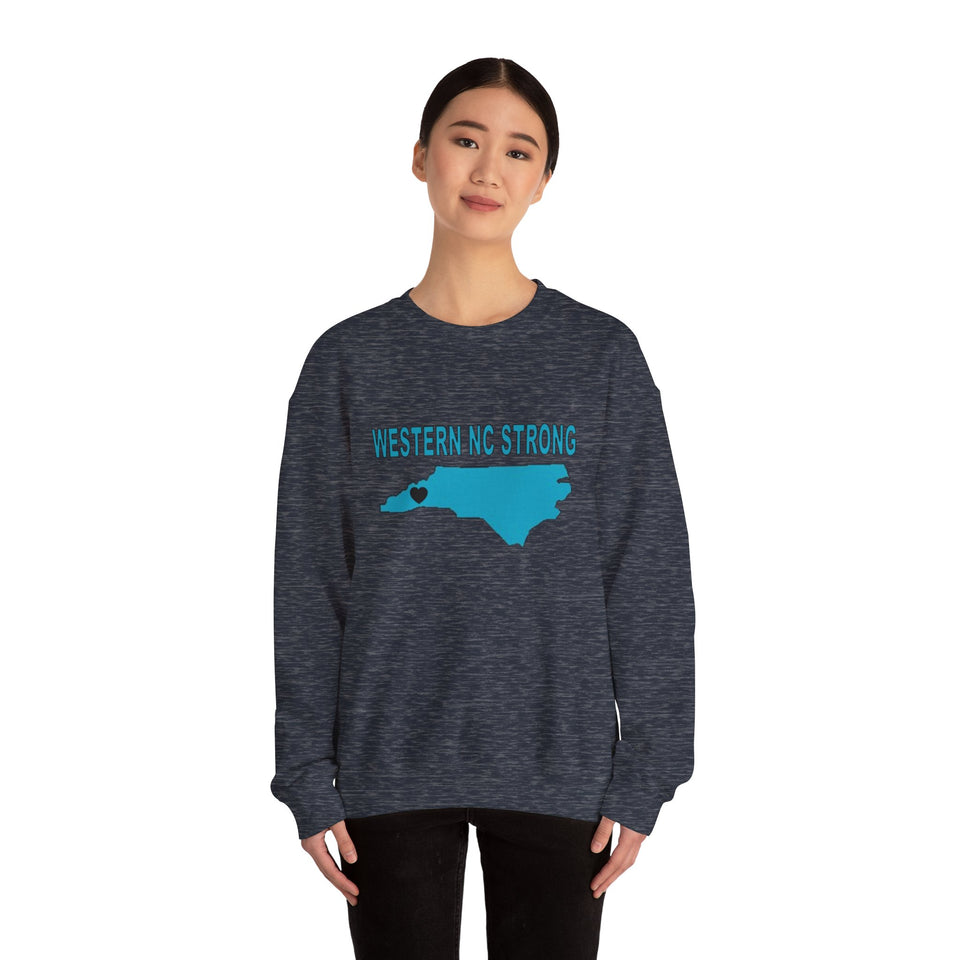 Western NC Strong Unisex Heavy Blend™ Crewneck Sweatshirt