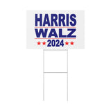 Harris Walz 2024 Plastic Yard Sign