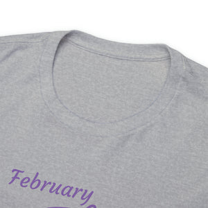 February King Unisex Heavy Cotton Tee