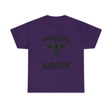 Nursing School Survivor Cotton Tee