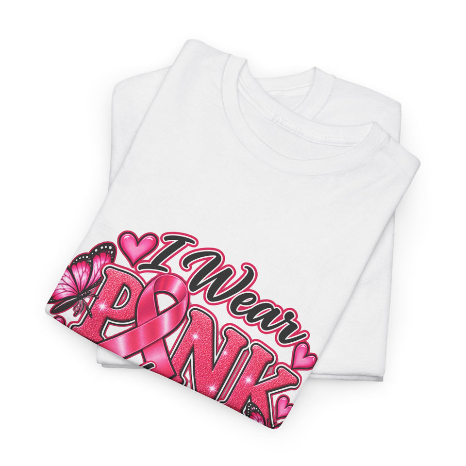 Breast Cancer Awareness Best Friend Unisex Heavy Cotton Tee