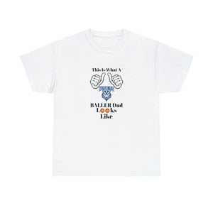 Hunter Huss Baller Dad Unisex Heavy Cotton Tee