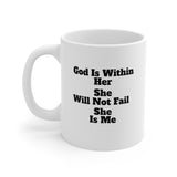 God Is Ceramic Mug 11oz