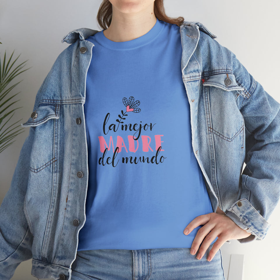 World's Best Mom Spanish Unisex Heavy Cotton Tee