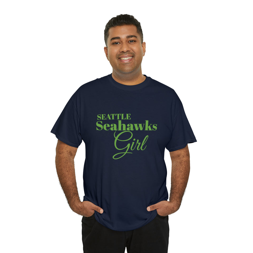 Seattle Seahawks Girl Unisex Heavy Cotton Tee