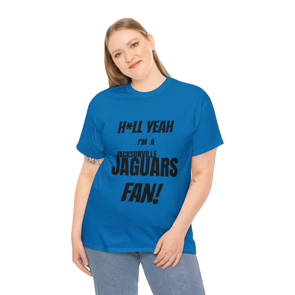 Jacksonville Jaguars Football Unisex Heavy Cotton Tee