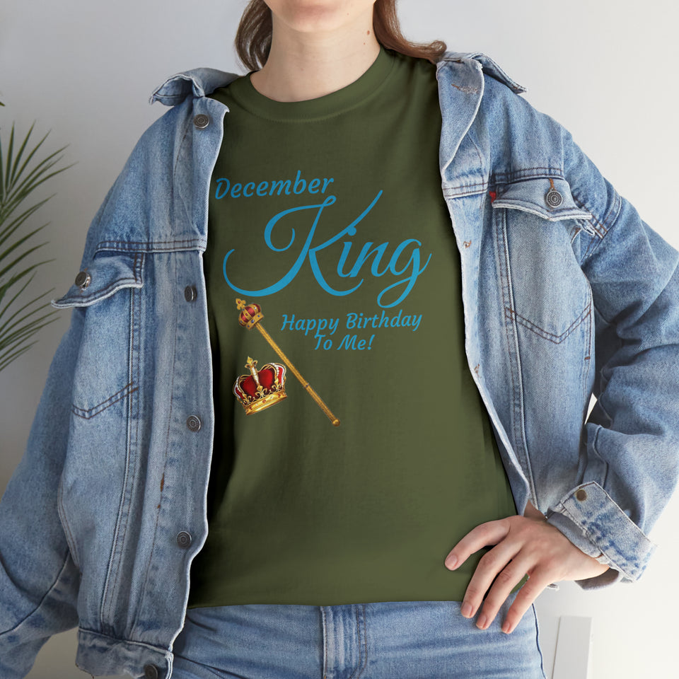 December King Unisex Heavy Cotton Tee