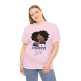 Dallas Cowboys Girl Unisex Heavy Cotton Tee