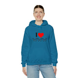 I Love Butterflies Unisex Heavy Blend™ Hooded Sweatshirt