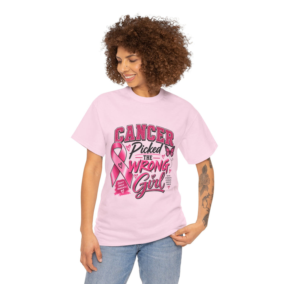 Breast Cancer Awareness Unisex Heavy Cotton Tee