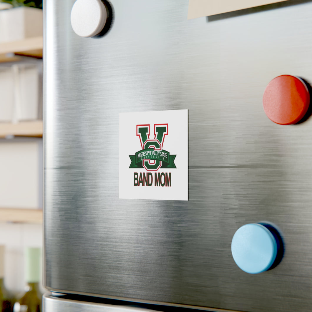 Mississippi Valley Band Mom Square Magnet
