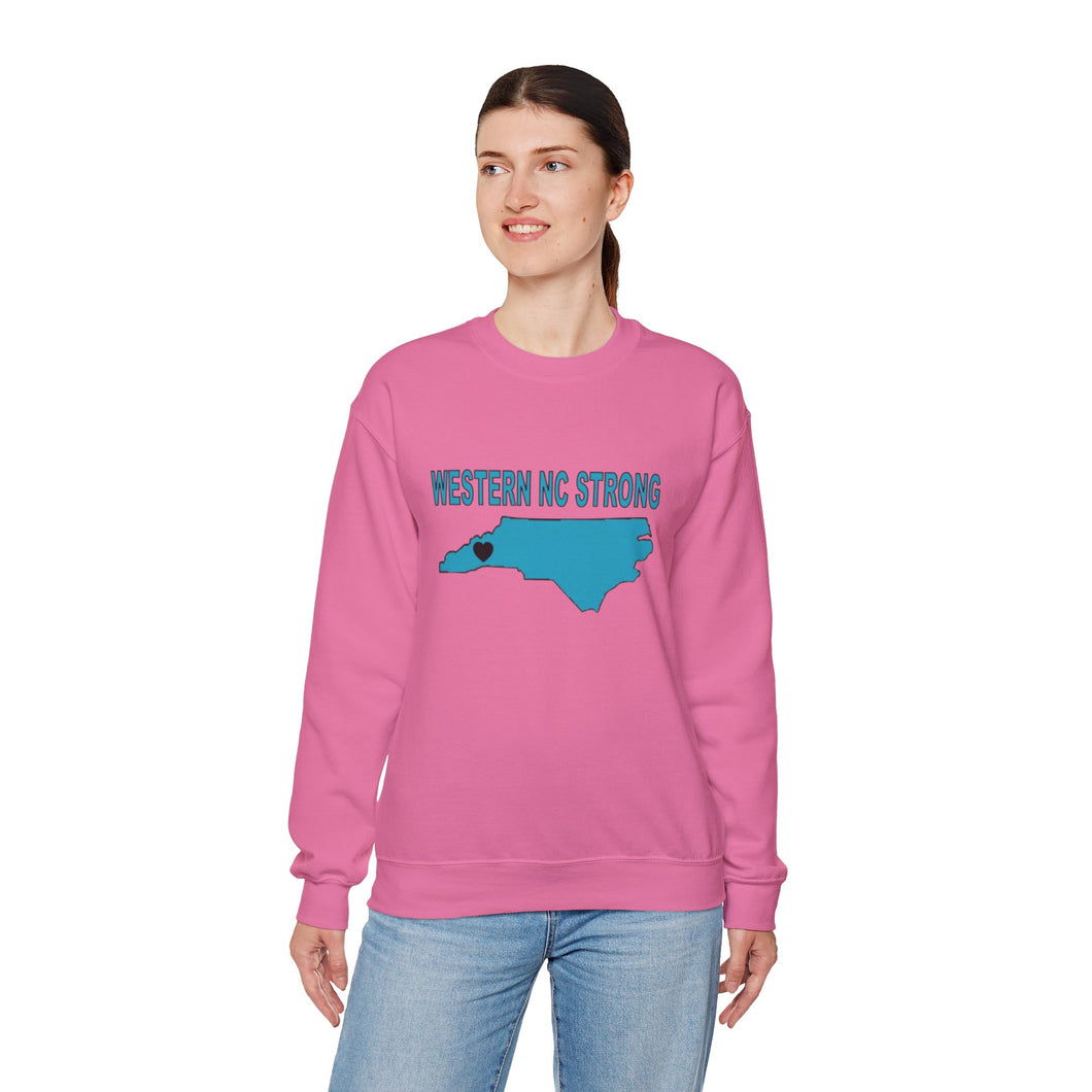 Western NC Strong Unisex Heavy Blend™ Crewneck Sweatshirt