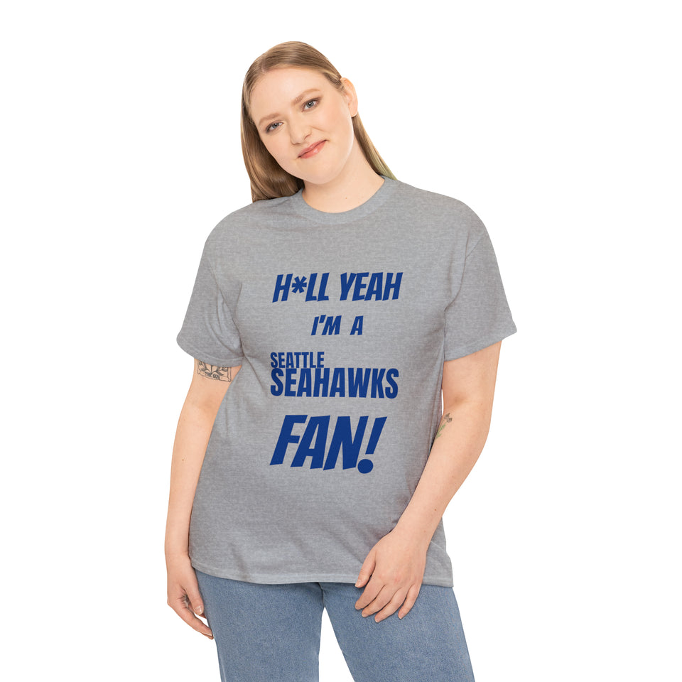 Seattle Seahawks Football Unisex Heavy Cotton Tee