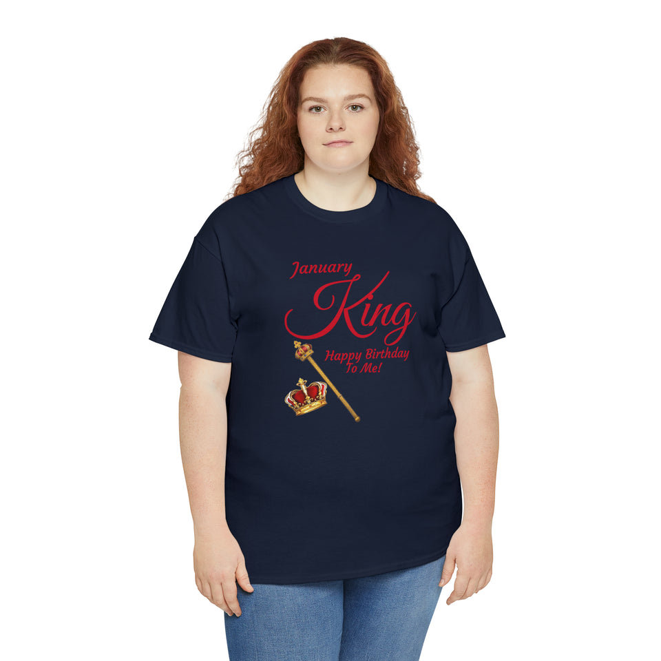 January King Unisex Heavy Cotton Tee