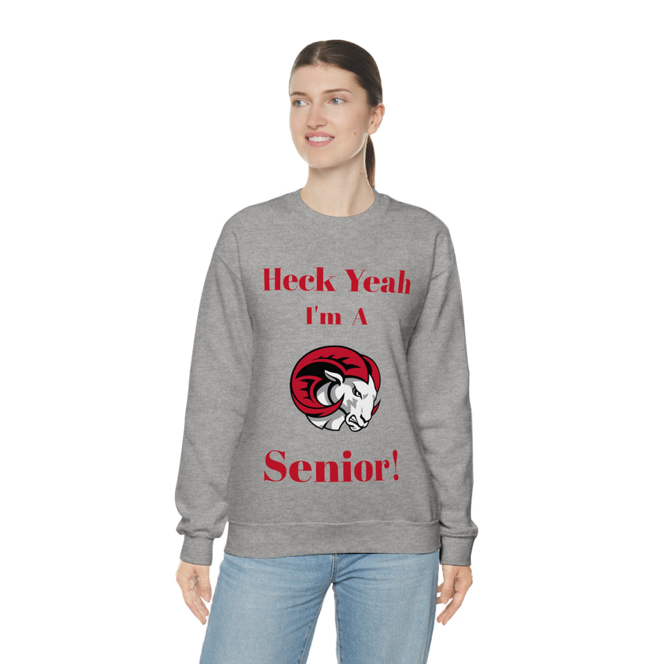 Heck Yeah I'm A WSSU Senior Unisex Heavy Blend™ Crewneck Sweatshirt