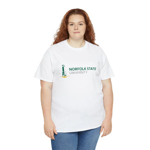 Norfolk State Unisex Heavy Cotton Tee